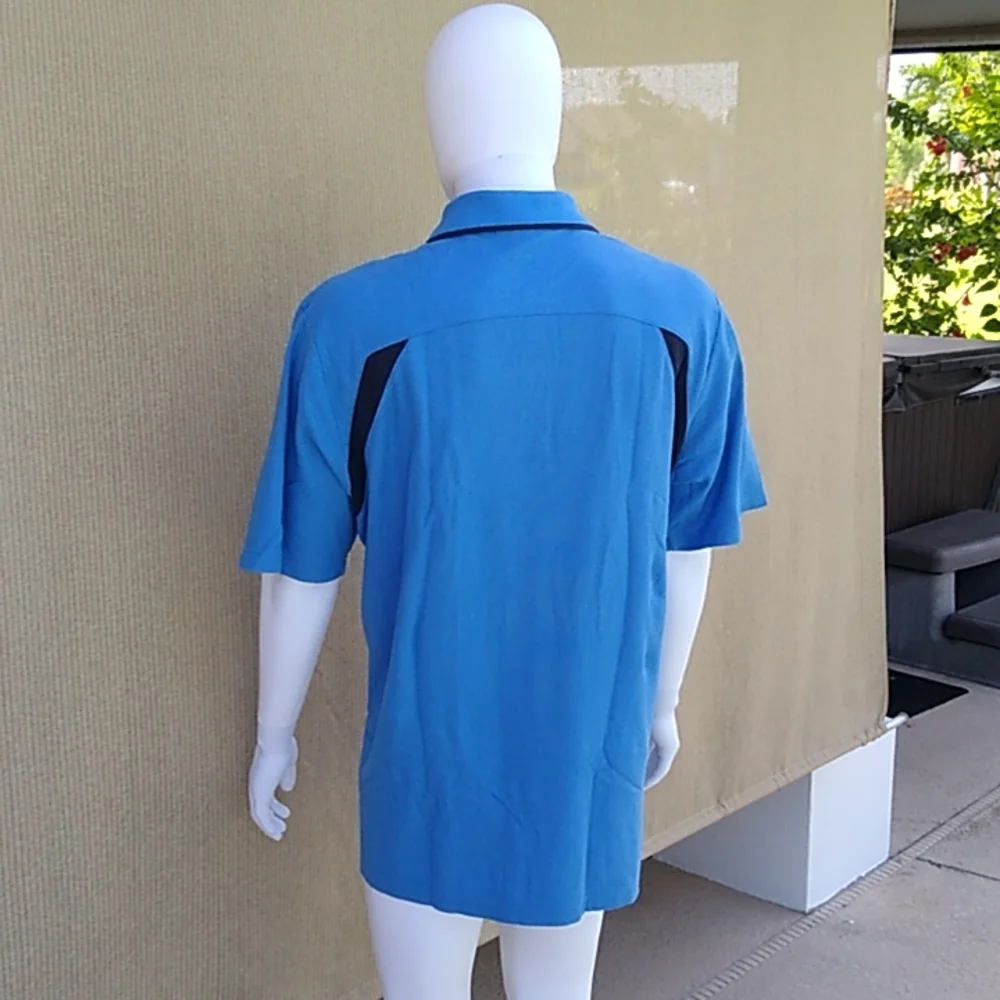 NWT Devon & Jones Men's Sporty Drytec 20 Performance Colorblock Polo - Size 3XL - Picture 3 of 8